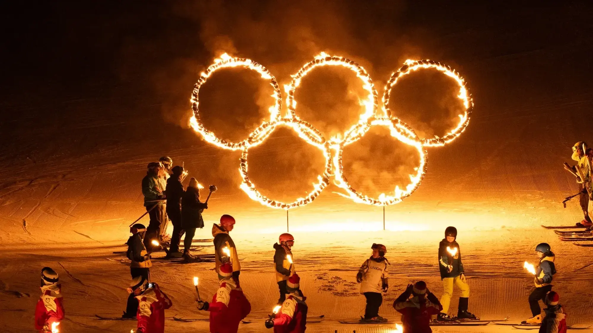 Livigno auf dem Weg zu den Olympischen Spielen: Die Begeisterung für die fünf Ringe erreicht große Höhen